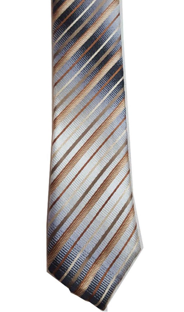 کراوات دودی طرح دار مردانه Quality Classic