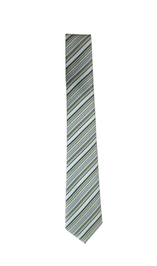 کراوات سبز طرح دار مردانه Quality Classic