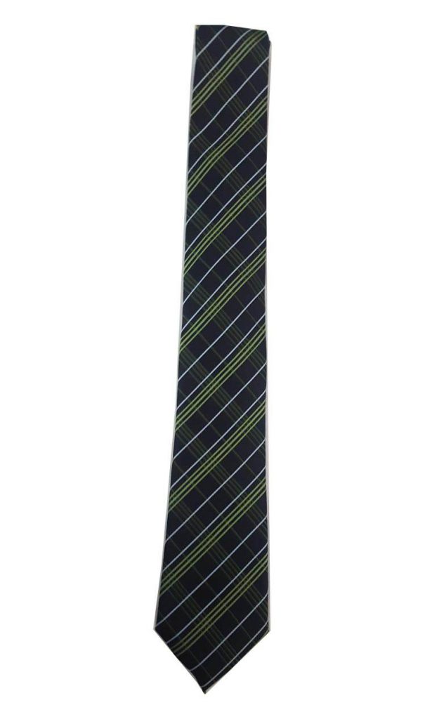 کراوات مشکی طرح دار مردانه Quality Classic