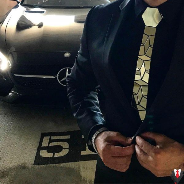 کراوات طلایی مردانه HEX