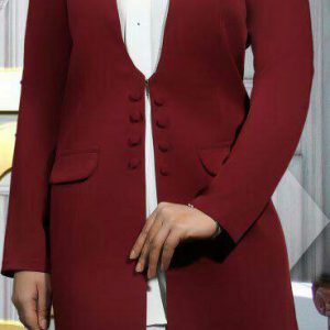 کت تک زنانه قرمز مجلسی