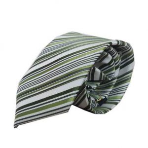 کراوات سبز طرح دار مردانه Quality Classic