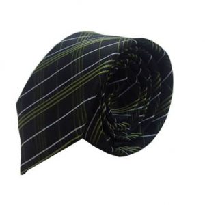 کراوات مشکی طرح دار مردانه Quality Classic