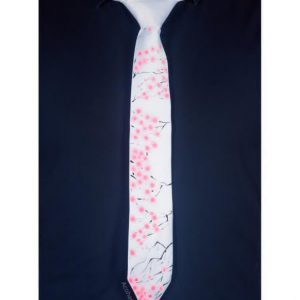 کراوات اسپرت طرح دار صورتی
